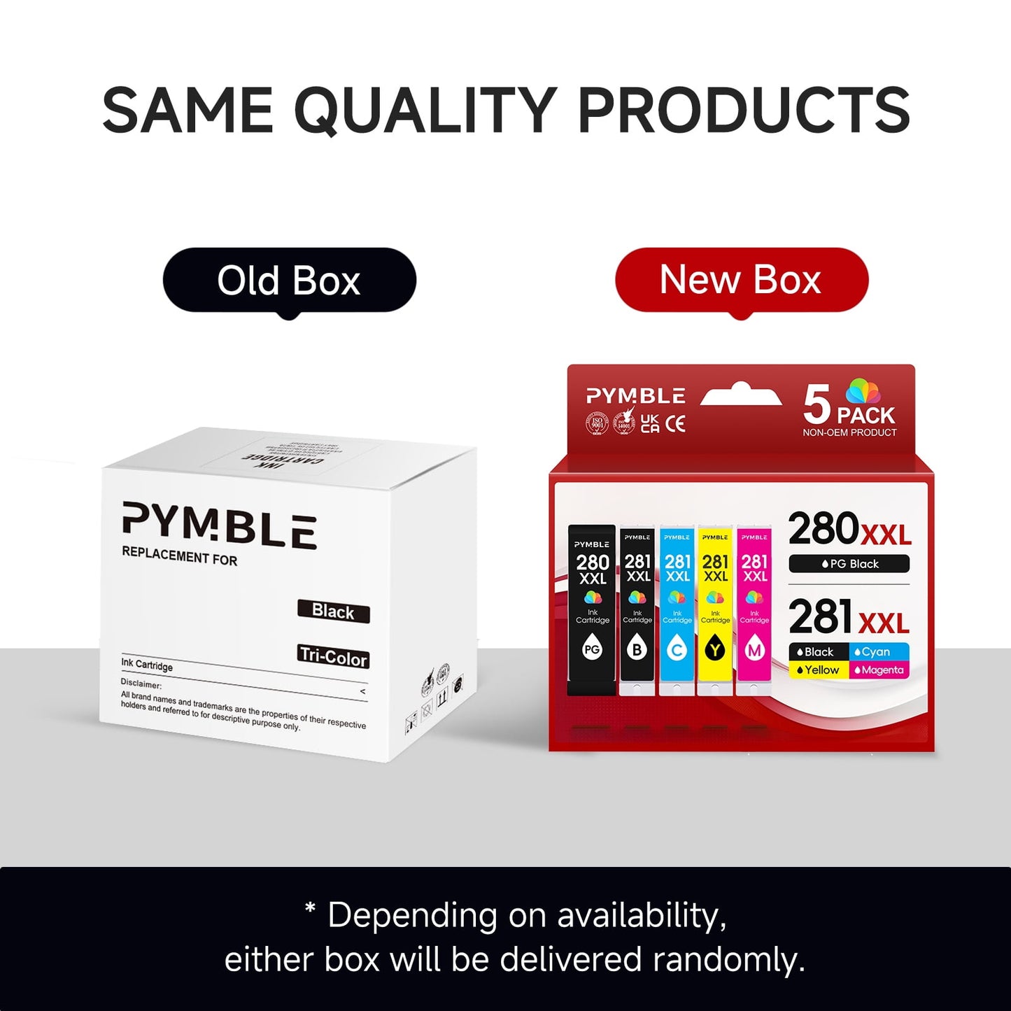 280XXL Ink Cartridge for Canon 280 and 281 Ink for Canon PGI-280 and CLI-281 Work with PIXMA TR8622a TR8600 Ink
