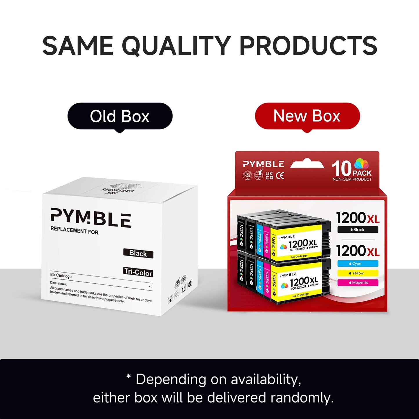 1200 Ink Cartridges Compatible for Canon PGI-1200XL PGI 1200 XL Pigment, High Yield Work with Maxify MB2720 MB2050 MB2350 MB2320 MB2020 MB2120 (4BK,2C,2M,2Y) 10 Pack