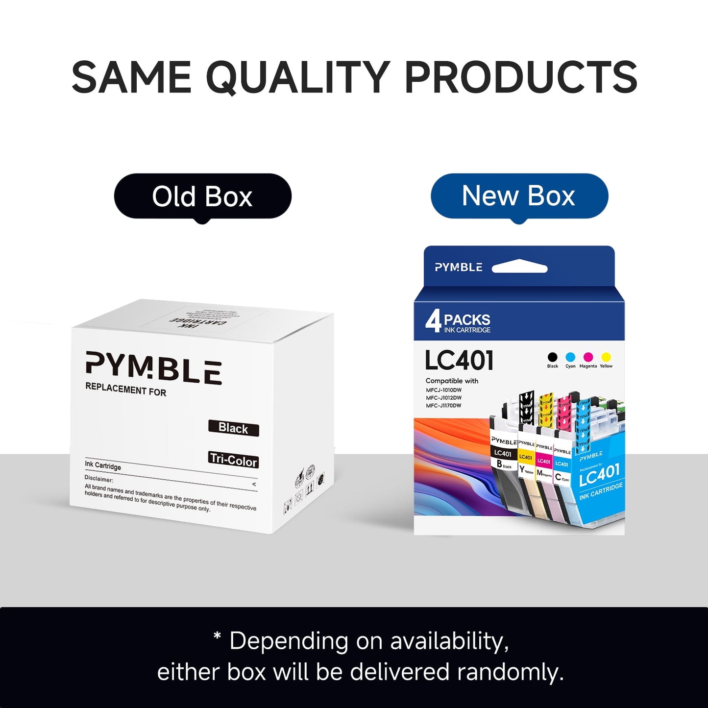 LC401 Ink Cartridges for Brother LC401 Ink Cartridges for Brother MFCJ-1010DW MFC-J1012DW MFC-J1170DW Printer(4-Pack, Black Cyan Magenta Yellow)