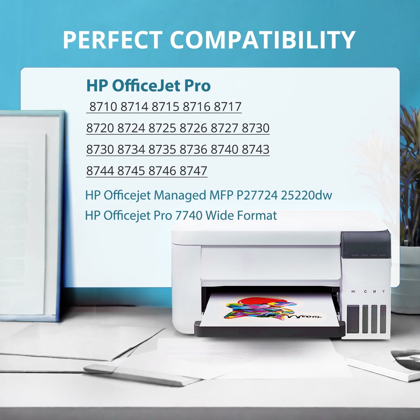 952 XLInk cartridges Compatible for hp 952xl ink cartridges 952 ink OfficeJet Pro 7740 8710 8210