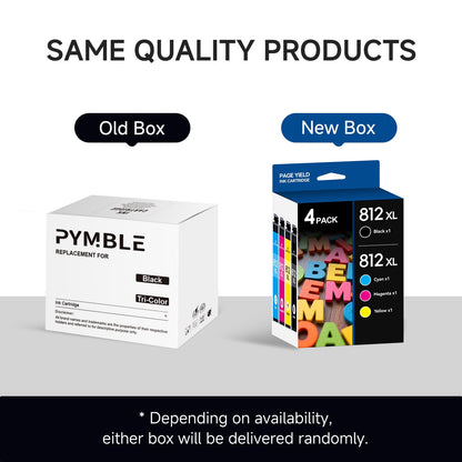 812XL Ink for Epson 812 Ink Cartridges compatible for Epson 812XL Printer Ink for Workforce Pro WF-7820 WF-7840