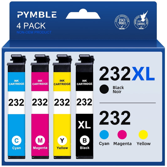 232XL Ink Cartridge for Epson 232 Ink compatible for Expression Home XP-4200 XP-4205 Printer (4 Pack)