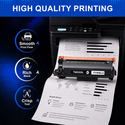 TN830XL Toner Cartridge Compatible for Brother 830XL toner Cartridge for Brother DCP-L2640DW HL-L2460DW L2405W Printer