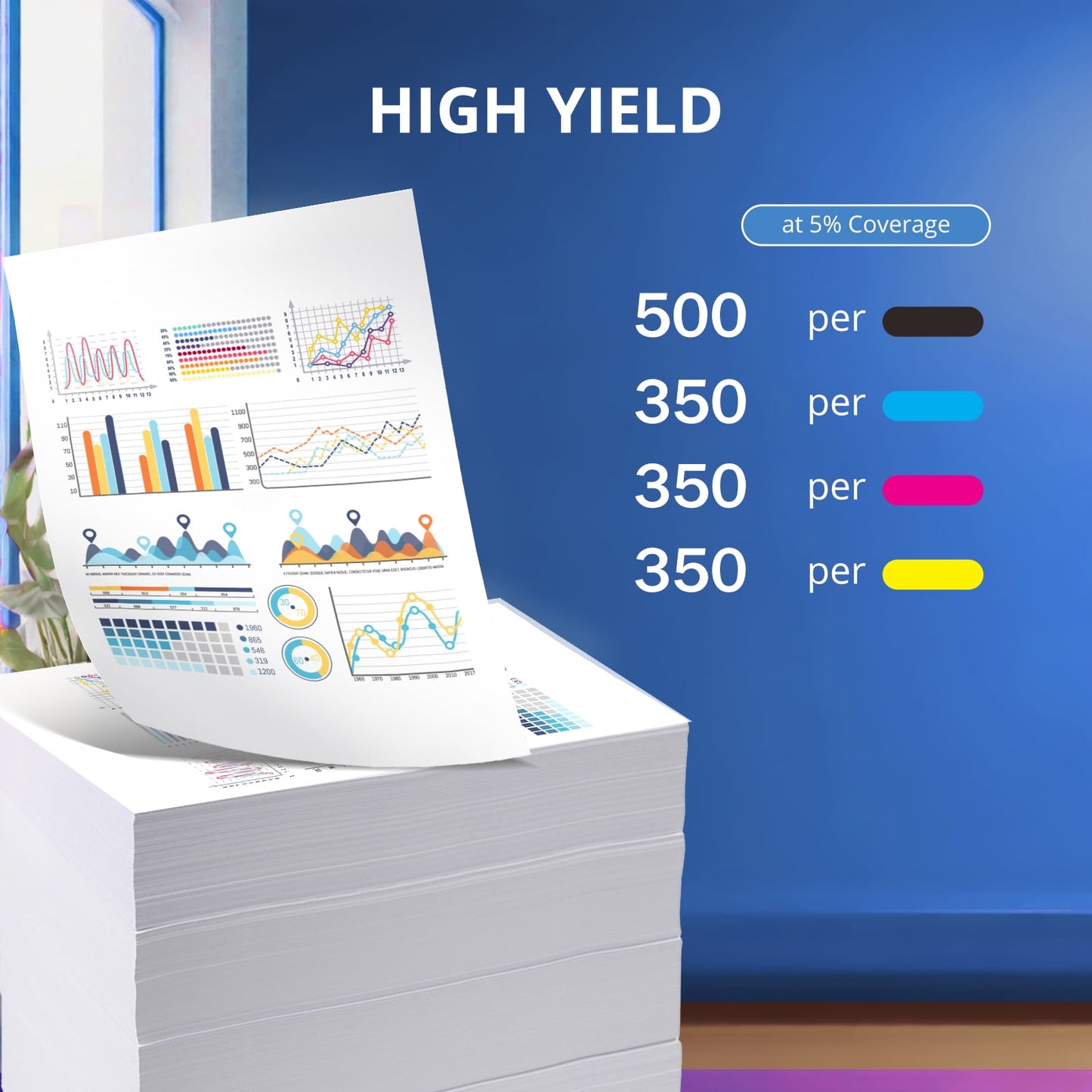 232XL Ink Cartridge for Epson 232 Ink compatible for Expression Home XP-4200 XP-4205 Printer (5 Pack)