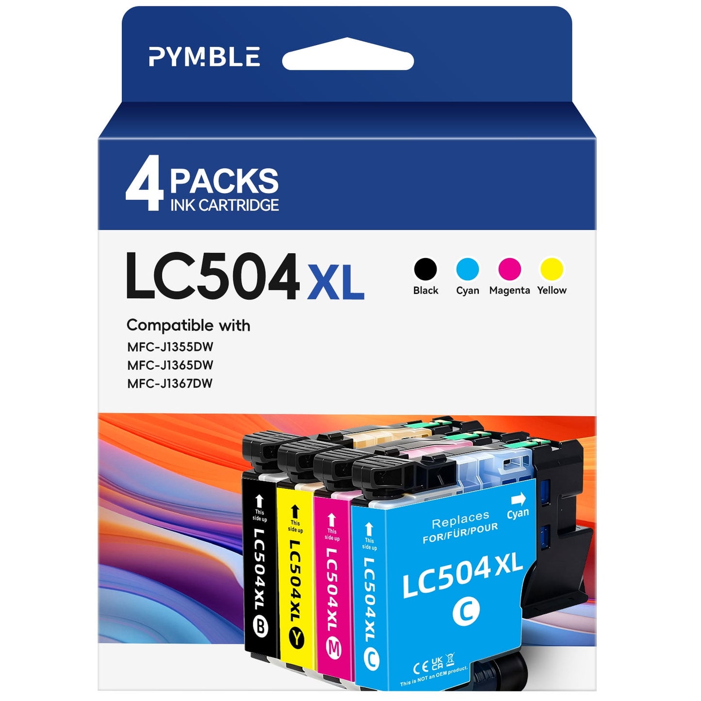 LC504XL Brother Ink Cartridges LC504XL Ink Cartridges LC504XL for Brother MFC-J1365DW Printers