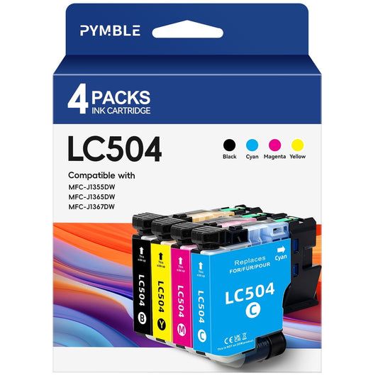 LC504 Ink for Brother LC504  Ink Cartridges LC504 Brother Ink Cartridges for Brother MFC-J1365DW Printers