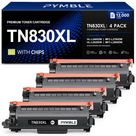 TN830XL Toner Cartridge Compatible for Brother 830XL toner Cartridge for Brother DCP-L2640DW HL-L2460DW L2405W Printer