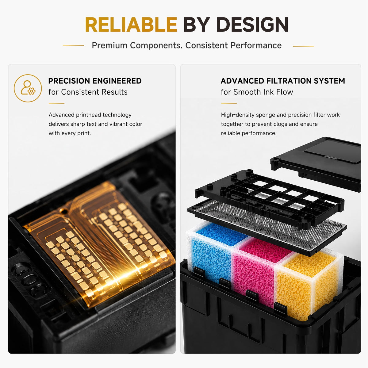 62XL Ink Cartridges Compatible for HP 62 Ink Cartridges for Envy 5540 5640 5660 5740 7644 7645 8040