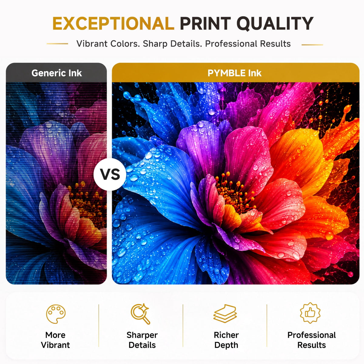 62XL Ink Cartridges Compatible for HP 62 Ink Cartridges for Envy 5540 5640 5660 5740 7644 7645 8040