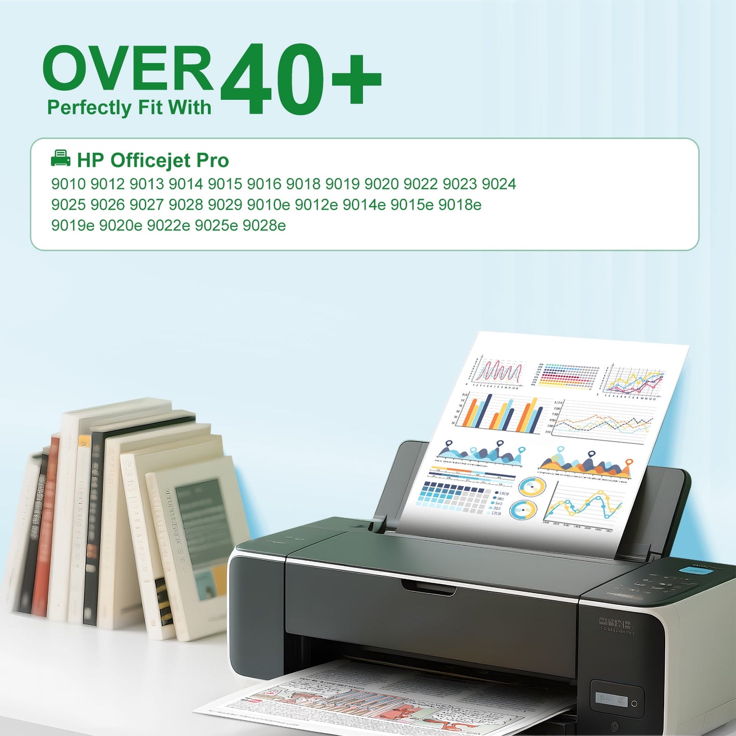 962 Ink Cartridges Compatible for HP 962 Ink Work for HP 962XL Ink Cartridges(4-Pack, Black Cyan Magenta Yellow)